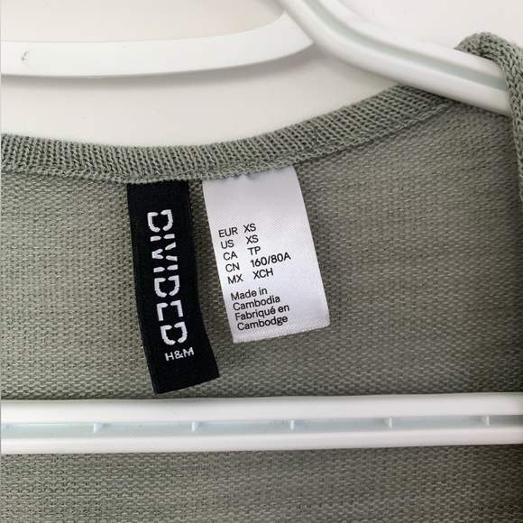 H&M sheer sage cardigan - Picture 4 of 7